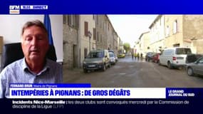 Intempéries dans le Var: le maire de Pignans Fernand Brun confirme qu'il n'y a pas eu de blessé