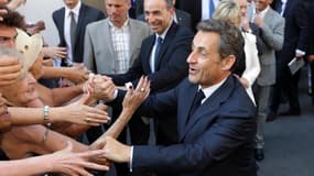 Nicolas Sarkozy au siège de l'UMP lundi. Le parti de droite affirme avoir déjà récolté quelque trois millions d'euros pour compenser le manque à gagner provoqué par le rejet des comptes de campagne de l'ancien président, dont le retour sur la scène politi