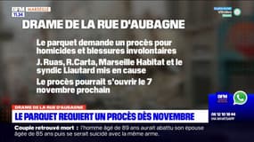 Effondrement de la rue d'Aubagne en 2018: le parquet requiert un procès dès novembre