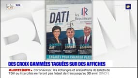 Paris: des croix gammées taguées sur des affiches de campagne 