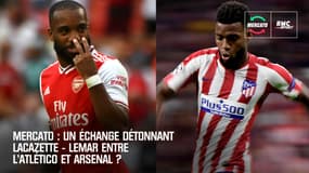 Mercato : Un échange détonnant Lacazette - Lemar entre l'Atlético et Arsenal ?