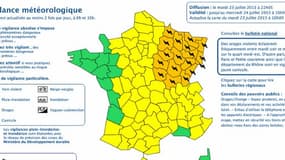 18 départements sont placés en vigilance orange pour orages