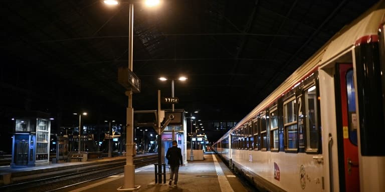 Un train de nuit Paris-Nice en gare de Lyon Perrache, le 20 mai 2021. (Photo d'illustration)