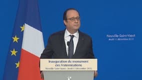 François Hollande à Neuville-Saint-Vaast