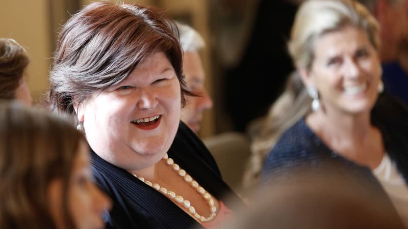 L'obésité de la ministre belge de la Santé, Maggie De Block, ici le 28 avril 2014 à Bruxelles, fait polémique.