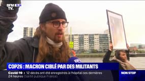COP26: Emmanuel Macron ciblé par des militants