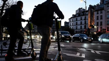 Des trottinettes dans Paris