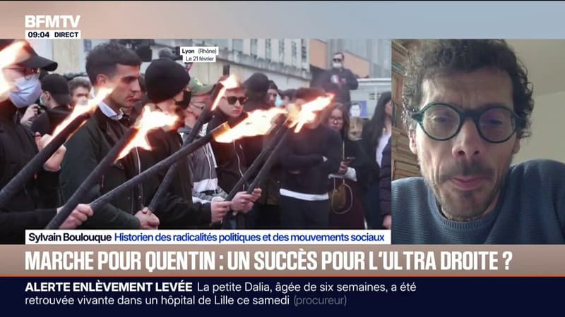 Lyon: "C'était une marche complètement idéologique parce que Quentin Deranque était membre de plusieurs groupes d'ultra-droite", affirme Sylvain Boulouque, historien des radicalités politiques