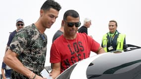 Cristiano Ronaldo et son frère Hugo Aveiro
