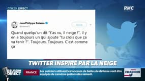 #Magnien: Twitter inspiré par la neige 
