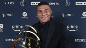 Kylian Mbappé élu meilleur joueur de la saison 2023 aux Trophées UNFP, le 28 mai 2023