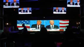 Donald Trump et Joe Biden lors du premier débat télévisé 