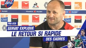 France - Écosse : Servat explique pourquoi les cadres sont si vite de retour