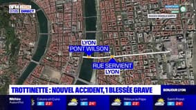 Lyon: l'utilisatrice d'une trottinette a été grièvement blessée dans un choc avec une voiture