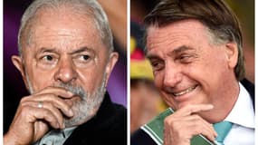 Lula (à gauche) affronte ce dimanche dans les urnes le président sortant Jair Bolsonaro. 