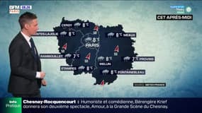 Météo Paris-Ile de France du 8 janvier: Un temps nuageux avec de la pluie cet après-midi