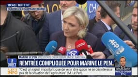 Marine Le Pen absente cet été dans les médias: "J'étais comme vous en vacances", explique-t-elle
