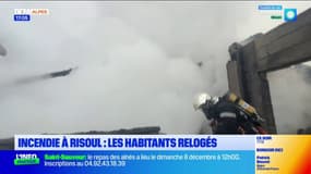 Incendie à Risoul: les habitants relogés