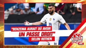 Equipe de France : Pour Rothen, "Benzema aurait dû avoir un passe-droit" grâce à son Ballon d'Or