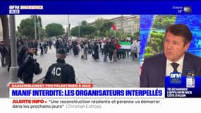 "Ça ne me fera pas reculer": Christian Estrosi réagit après la tenue d'une manifestation pro-palestinienne à Nice