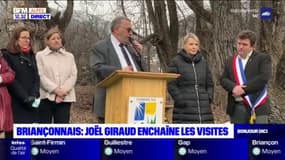 Hautes-Alpes: le ministre Joël Giraud enchaîne les visites