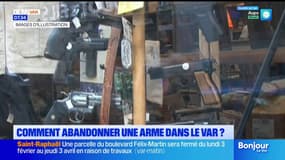 Var: comment abandonner une arme dans le département?