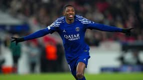 Ousmane Dembélé à Stuttgart le 29 janvier 2025