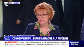 Congé parental: "Au niveau de la retraite, ce temps qui est peu rémunéré (428 euros) est un trou dans la raquette", regrette la vice-présidente de la CFTC