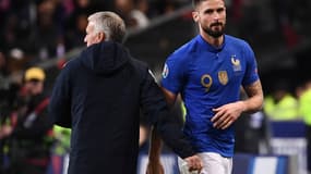 Olivier Giroud et Didier Deschamps