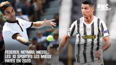Federer, Neymar, Messi... Les 10 sportifs les mieux payés en 2020