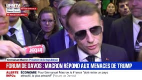 Menaces douanières de Donald Trump sur le vin et champagne: "Il ne faut pas se laisser impressionner, on doit défendre nos intérêts", rappelle Emmanuel Macron
