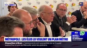 Métropole de Lyon: les élus LR veulent un plan métro