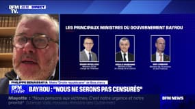 Philippe Benassaya, maire de Bois-d'Arcy (LR), estime que le gouvernement de François Bayrou est "quand même le gouvernement de la dernière chance"