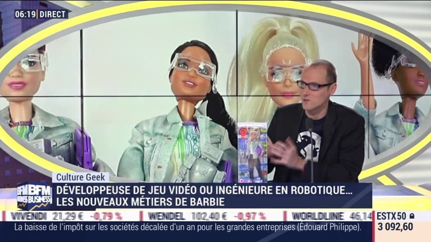 Barbie développeuse de jeux vidéo