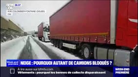 Neige: pourquoi autant de camions bloqués sur les autoroutes?