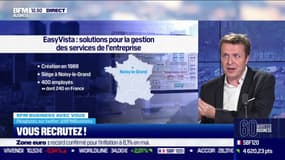 On recrute ! EasyVista : solution pour la gestion des services de l’entreprise