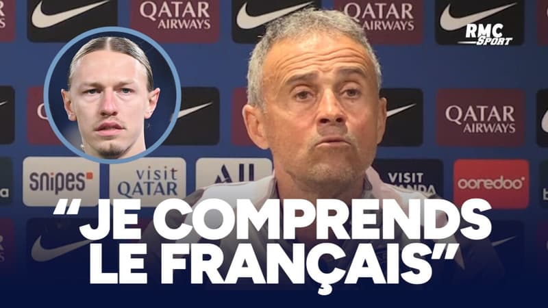 PSG : "Je comprends le FranÃ§ais", le recadrage sÃ©vÃ¨re de Luis Enrique en confÃ©rence de...