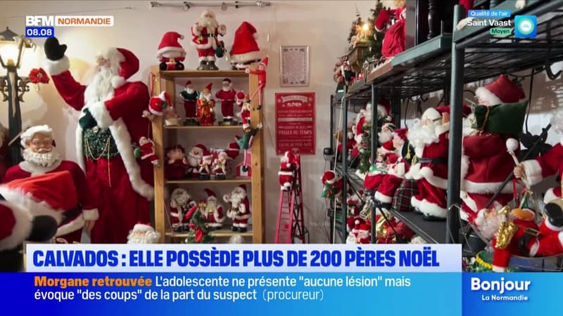 À Graye-sur-Mer, cette habitante possède plus de 200 pères Noël