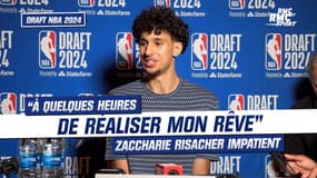 Draft NBA 2024 : "À quelques heures de réaliser mon rêve". Zaccharie Risacher impatient