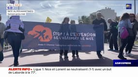 Manifestation contre l'extension de l'aéroport