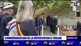 Toulon: cérémonie de commémoration de la déportation