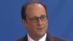 François Hollande à Berlin, ce mardi.