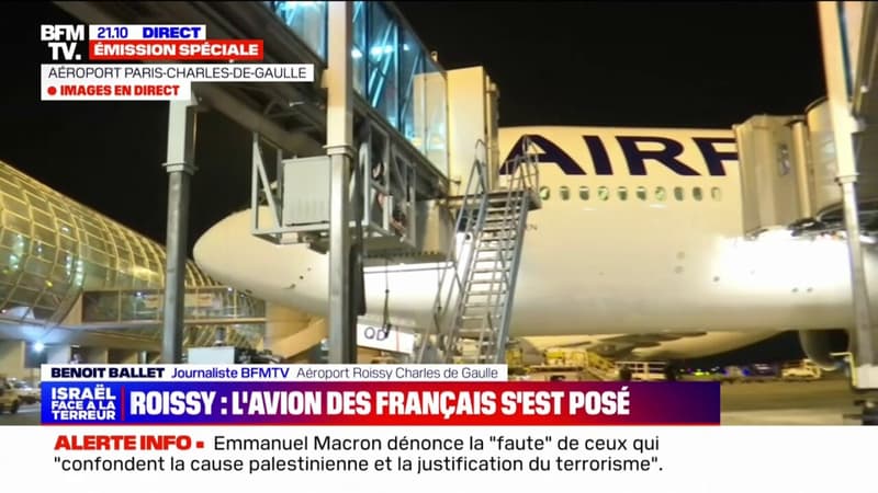 Israël: les premiers rapatriés français sont arrivés à l'aéroport de Roissy
