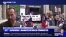 Manifestation féministe à Lyon, contre la venue de Gérard Depardieu