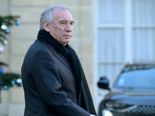 François Bayrou à l'Élysée le 3 janvier 2025