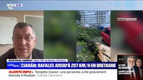 Tempête Ciarán: "Les chutes d'arbres ont occasionné pas mal de casse sur le réseau électrique", affirme le maire de Morlaix, dans le Finistère 