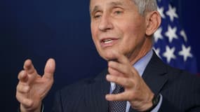 L'immunologue Anthony Fauci, conseiller de la Maison Blanche, le 21 janvier 2021 à Washington  