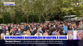 Strasbourg: 500 personnes réunies en soutien à Israël