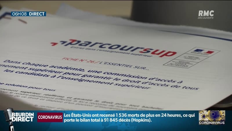 Parcoursup: "Sans les conseils des profs, c'est difficile de choisir" confie Zoé, élève en Terminale