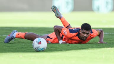 Ronald Araujo lors de FC Séville-FC Barcelone, le 5 octobre 2025.